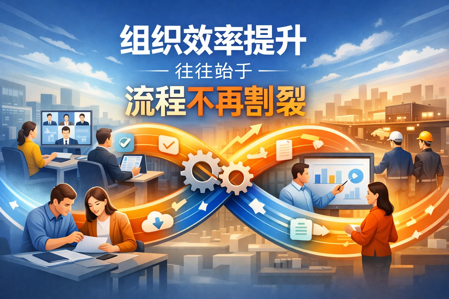 组织效率提升，往往始于流程不再割裂