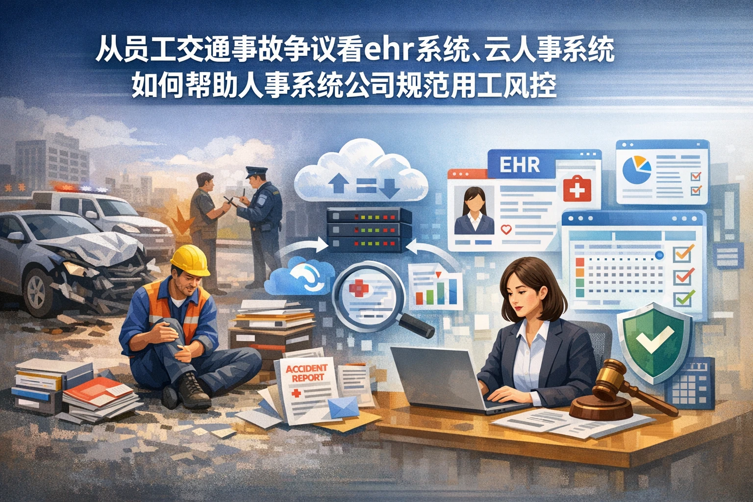 从员工交通事故争议看ehr系统、云人事系统如何帮助人事系统公司规范用工风控