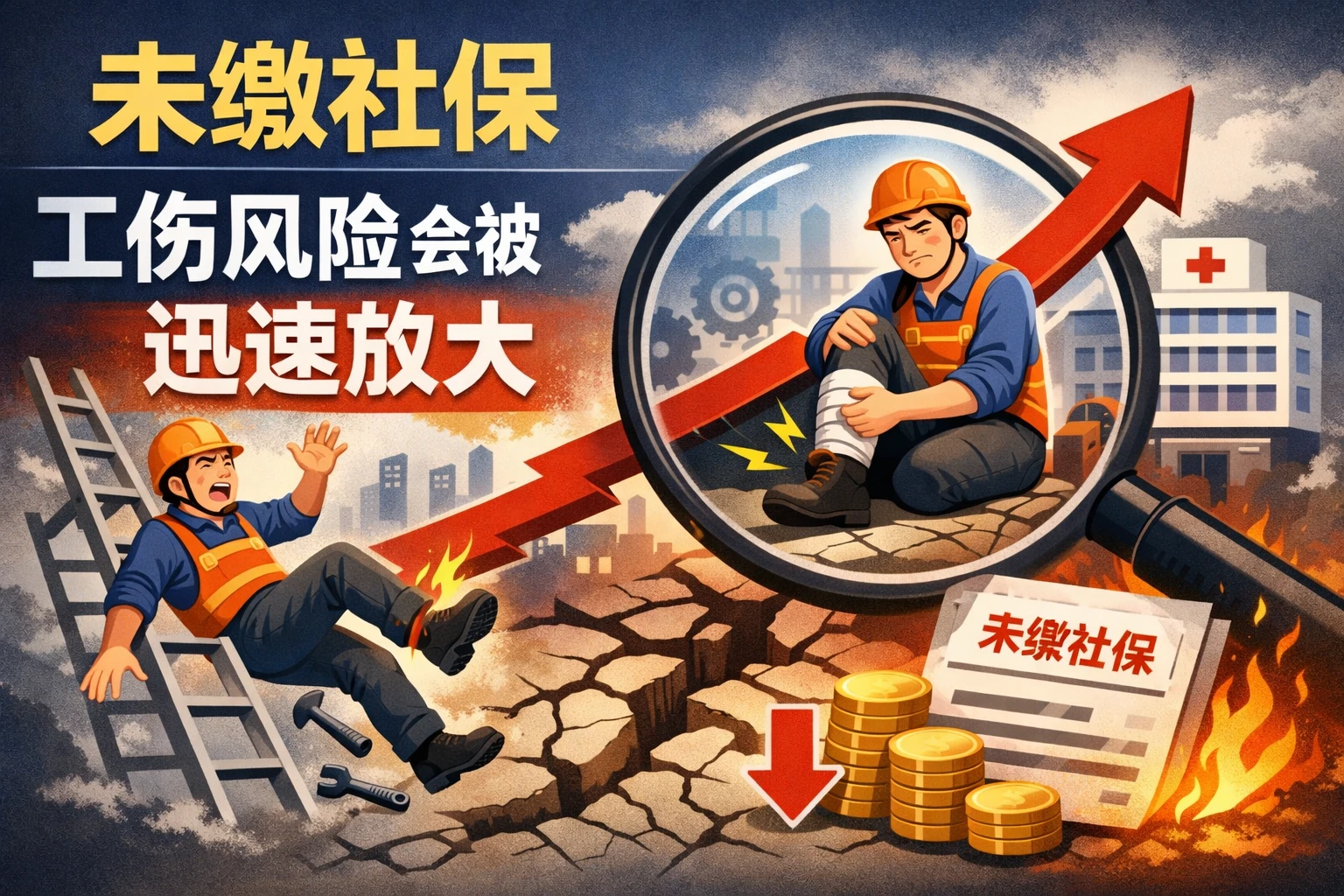 未缴社保，工伤风险会被迅速放大