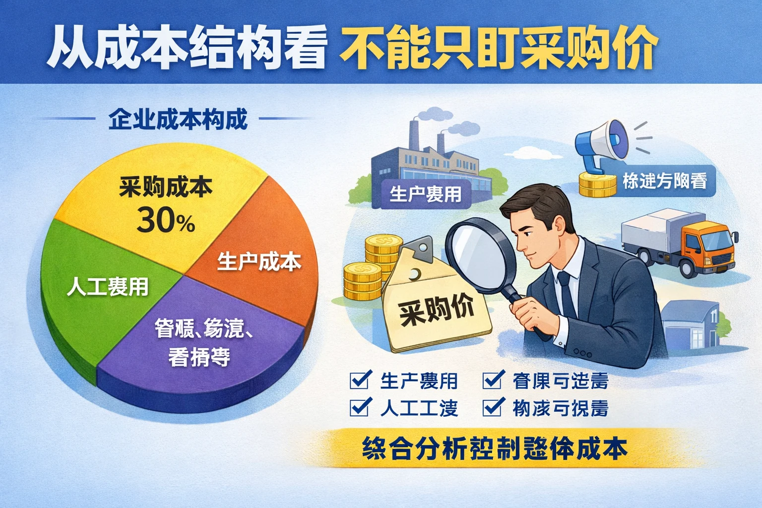 从成本结构看，不能只盯采购价