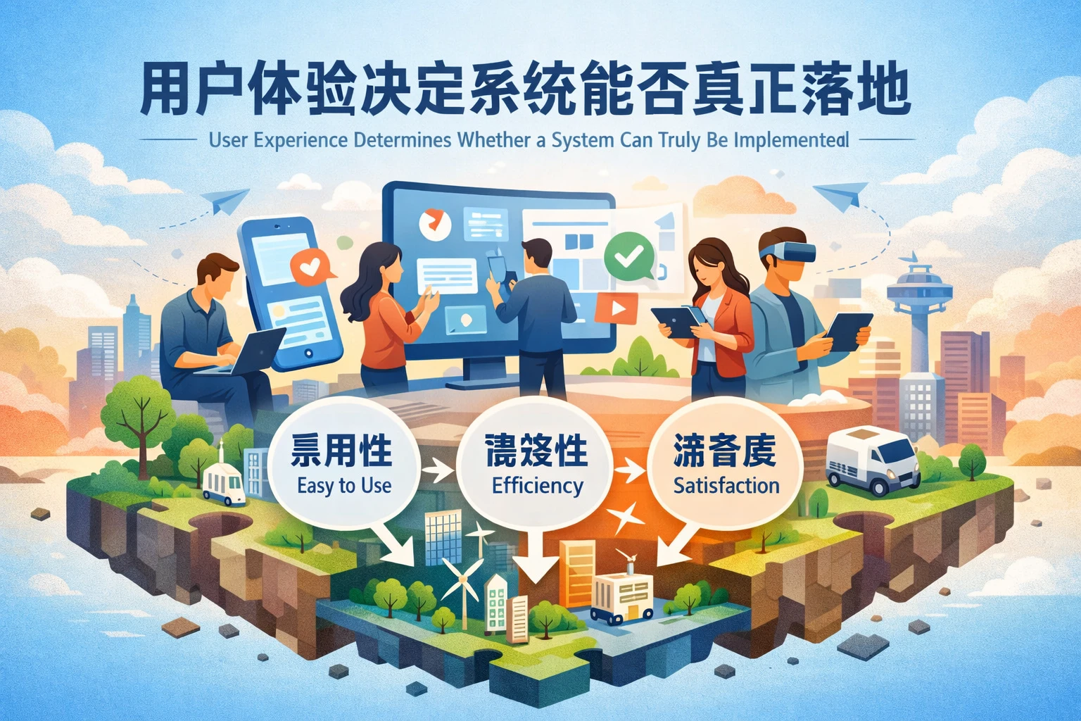 用户体验决定系统能否真正落地