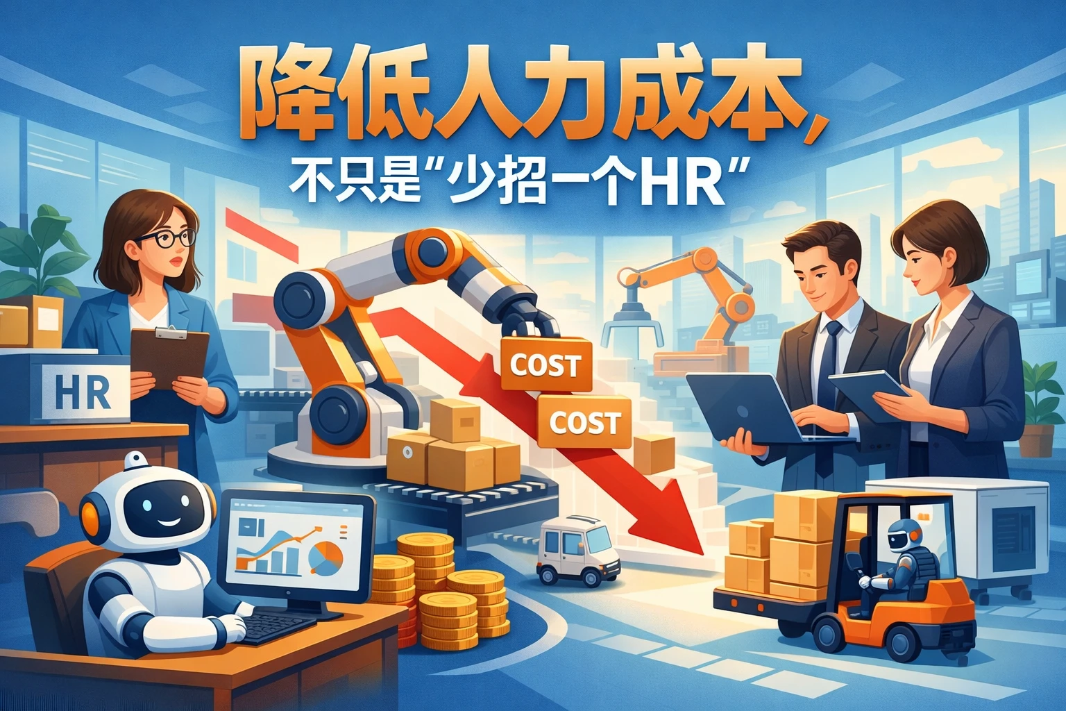 降低人力成本，不只是“少招一个HR”