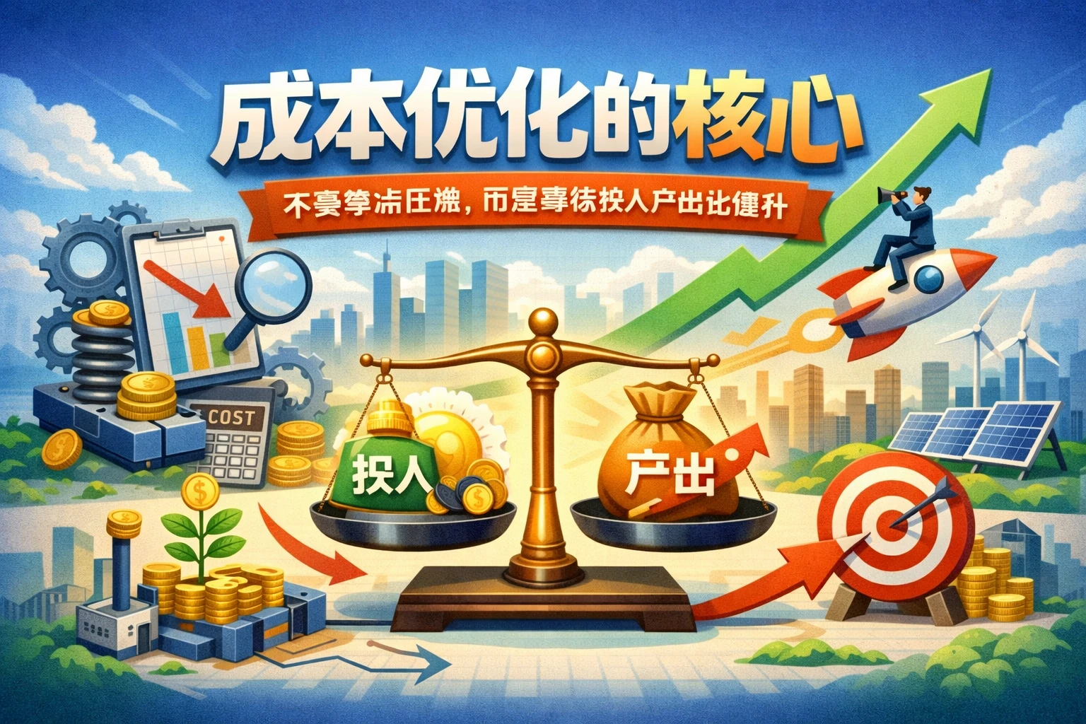 成本优化的核心,不是单点压缩,而是整体投入产出比提升