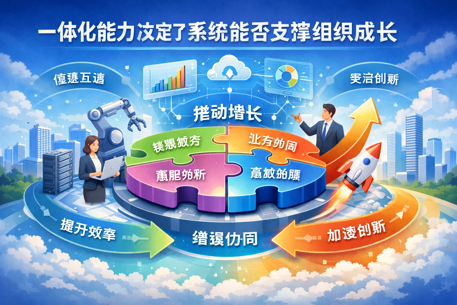 一体化能力决定了系统能否支撑组织成长