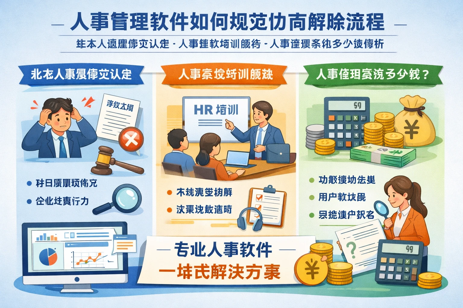 人事管理软件如何规范协商解除流程：非本人意愿停交认定、人事系统培训服务与人事管理系统多少钱解析