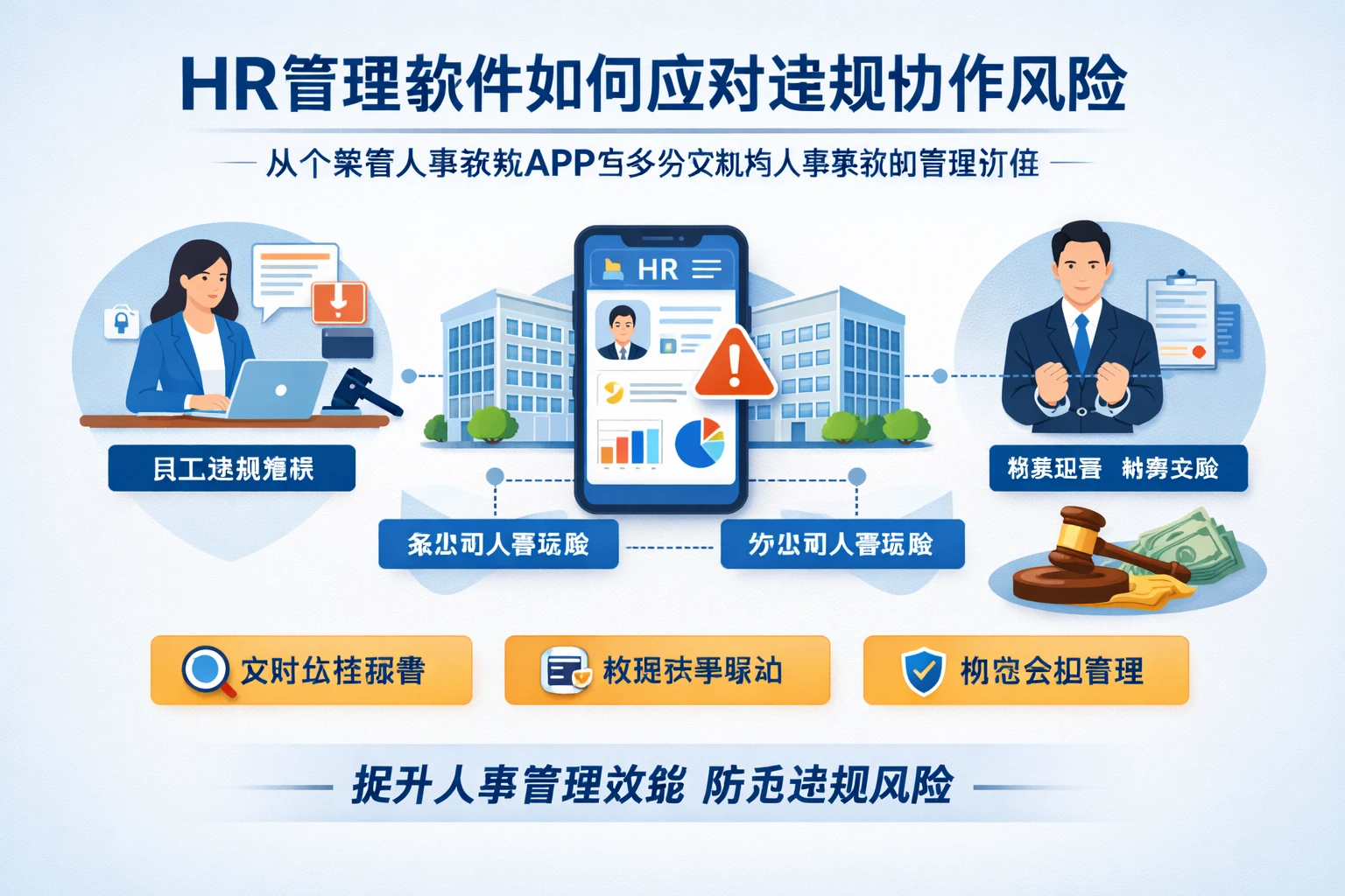 HR管理软件如何应对违规协作风险:从个案看人事系统APP与多分支机构人事系统的管理价值