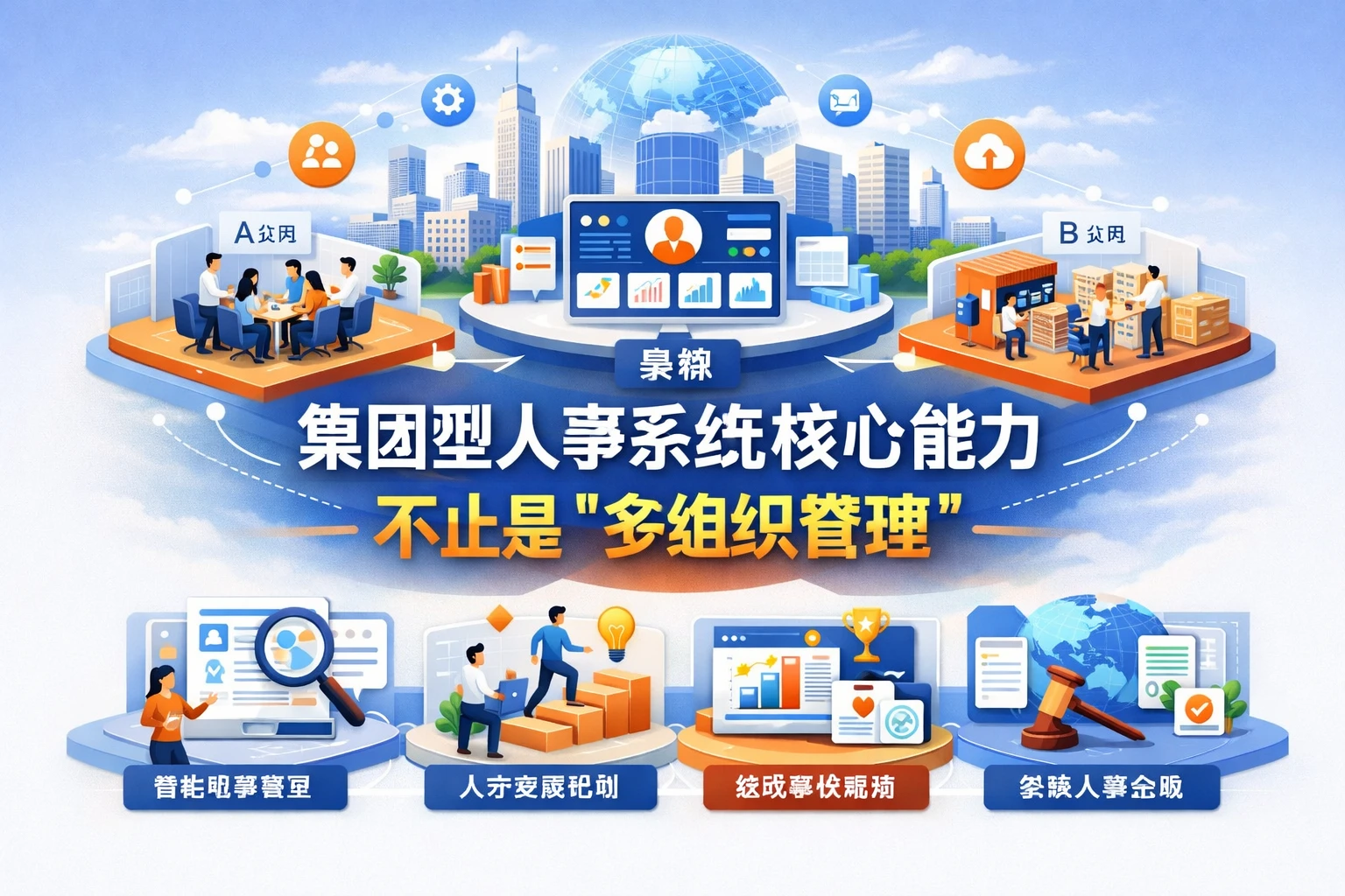 集团型人事系统的核心能力,不止是“多组织管理”