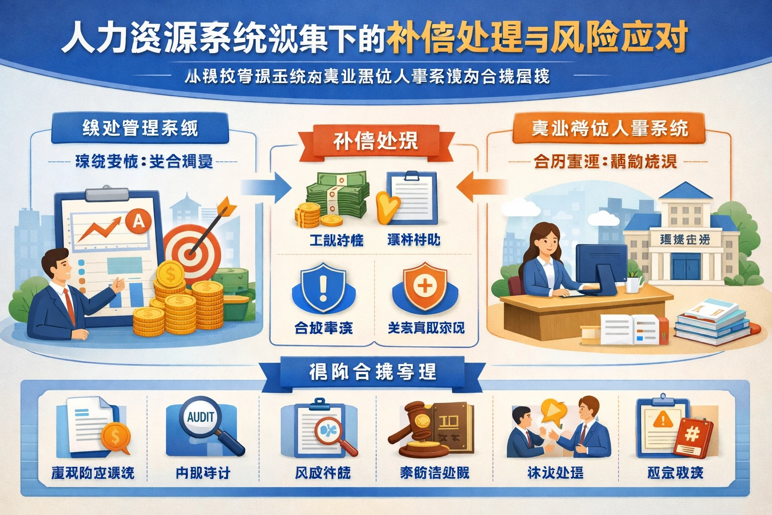 人力资源系统视角下的补偿处理与风险应对:从绩效管理系统到事业单位人事系统的合规实践