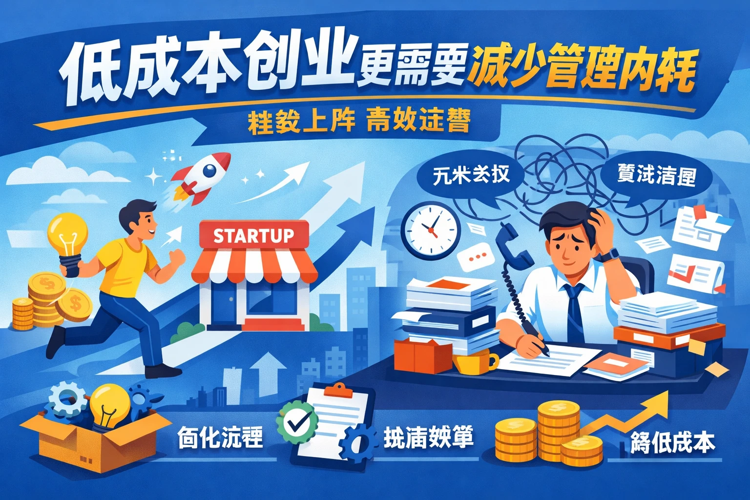 低成本创业更需要减少管理内耗
