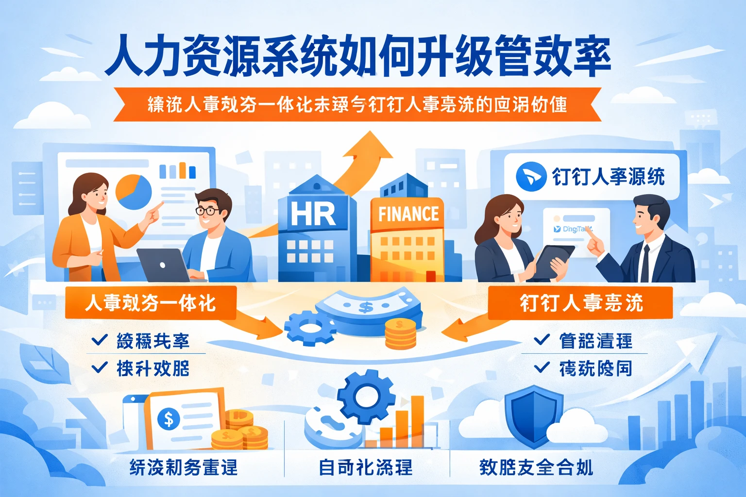 人力资源系统如何升级管理效率：兼谈人事财务一体化系统与钉钉人事系统的应用价值