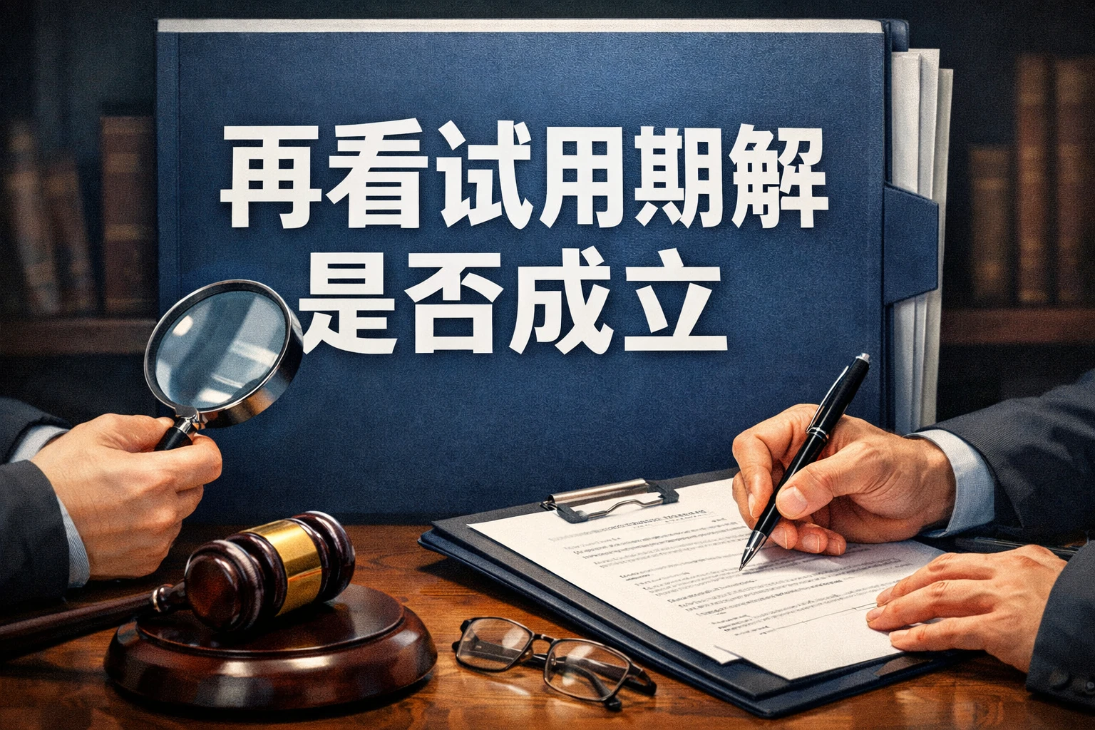 再看试用期解除是否成立