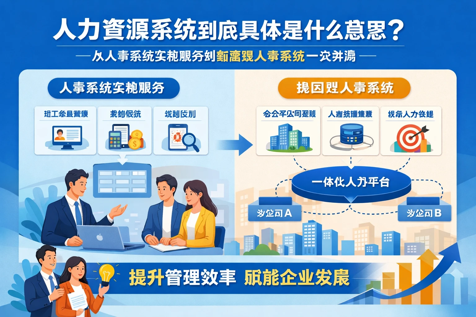 人力资源系统到底具体是什么意思？从人事系统实施服务到集团型人事系统一次讲清
