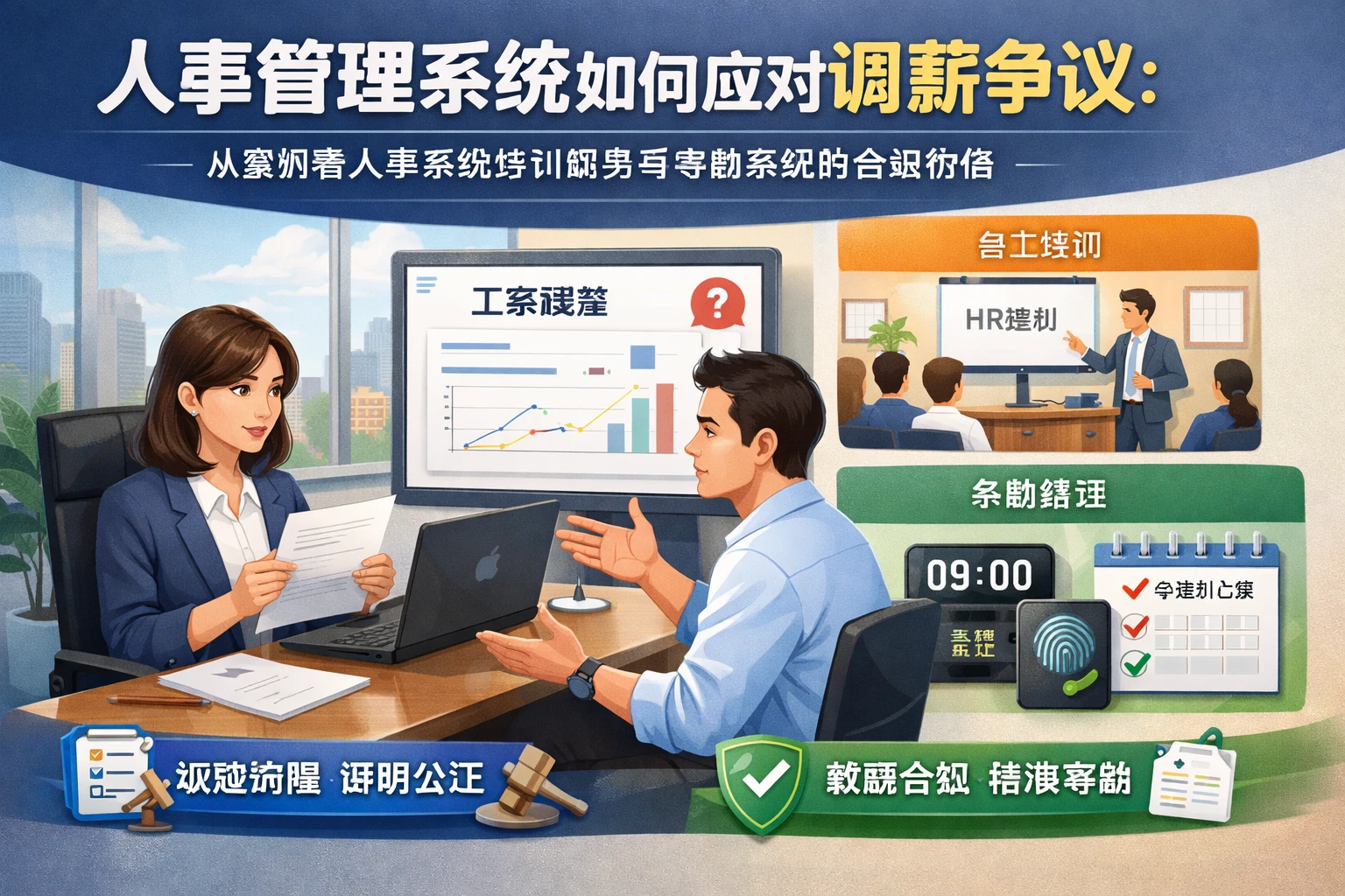 人事管理系统如何应对调薪争议：从案例看人事系统培训服务与考勤系统的合规价值