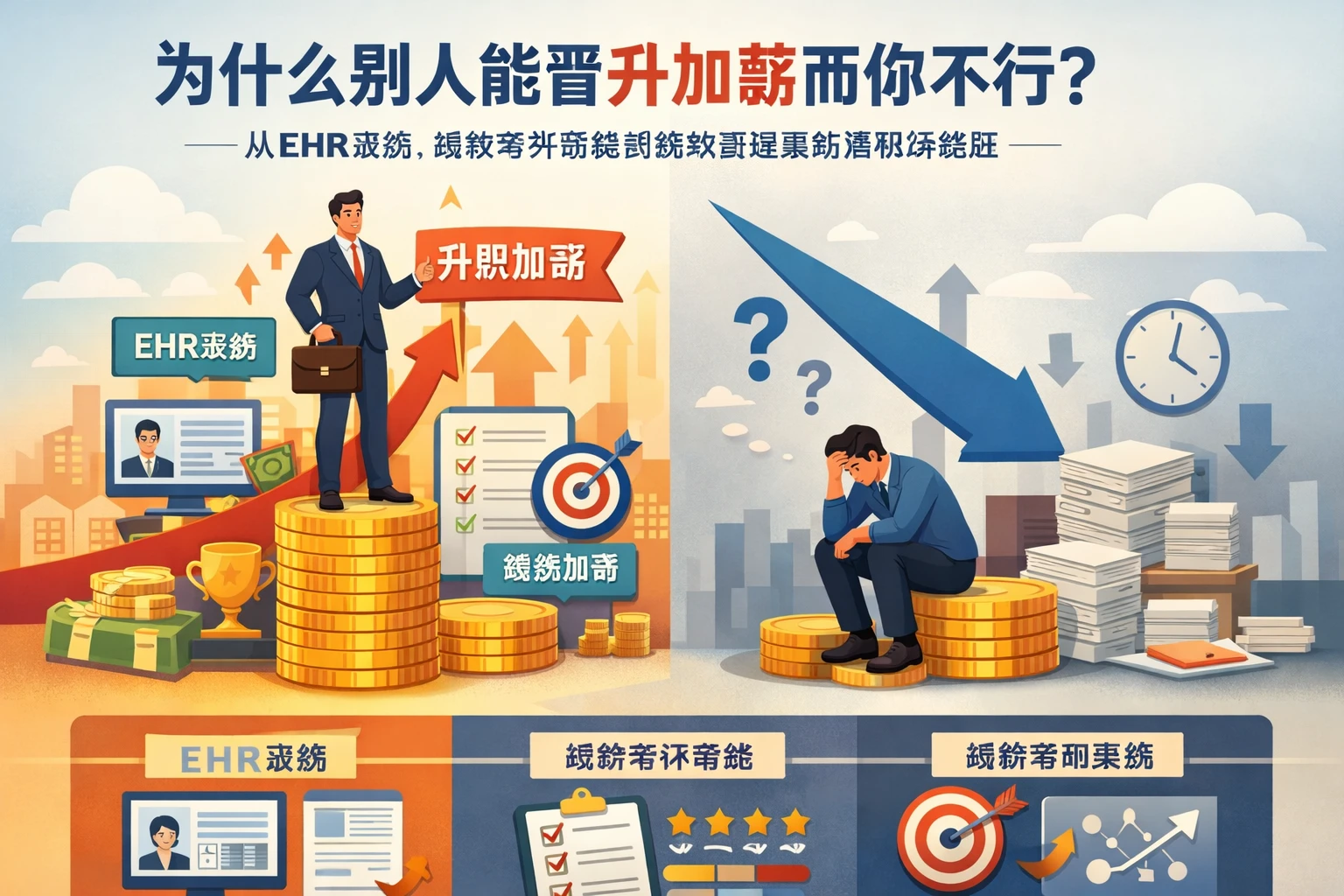 为什么别人能晋升加薪而你不行?从ehr系统、绩效考评系统到绩效管理系统看职场差距