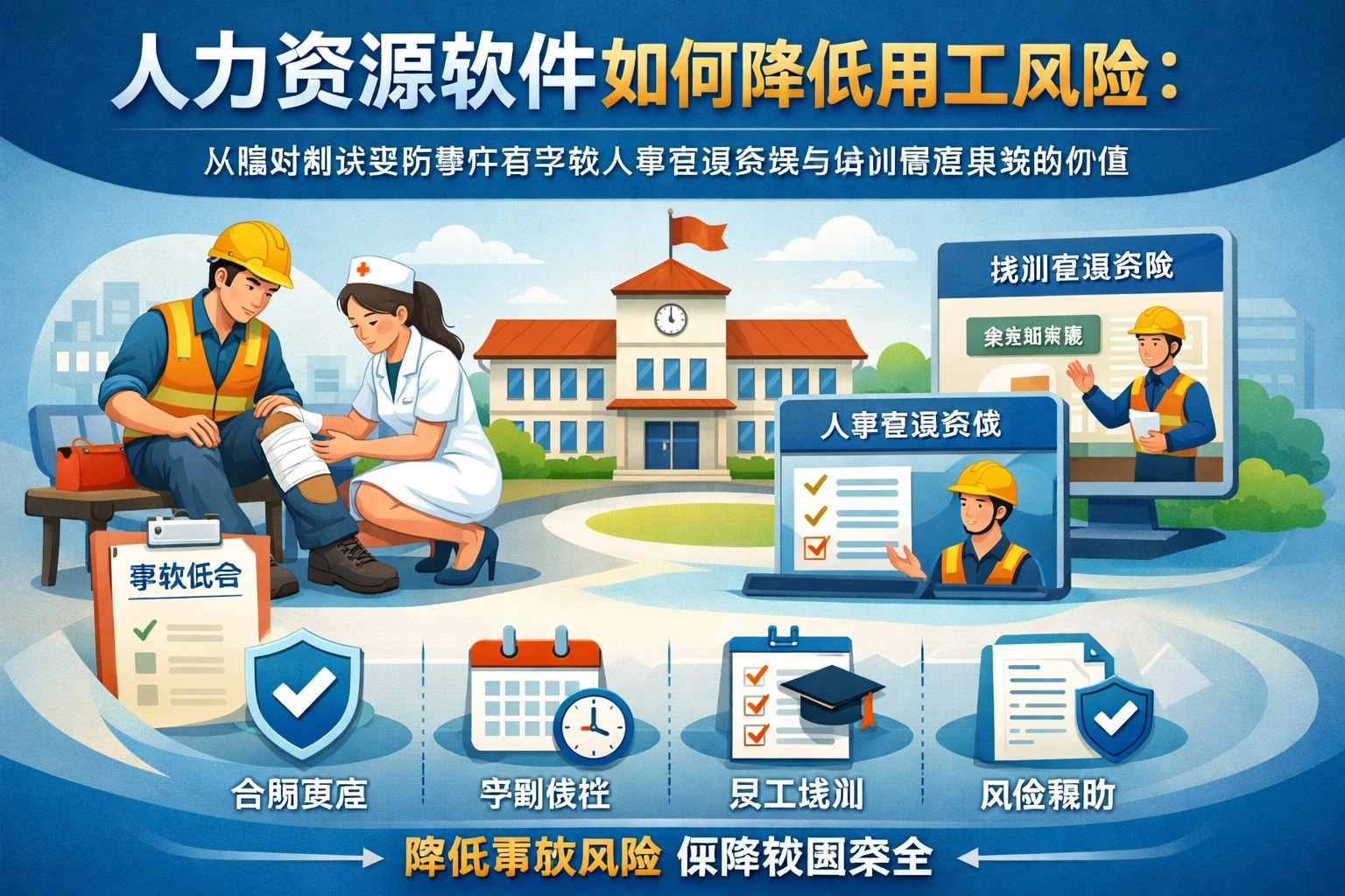 人力资源软件如何降低用工风险：从临时测试受伤事件看学校人事管理系统与培训管理系统的价值