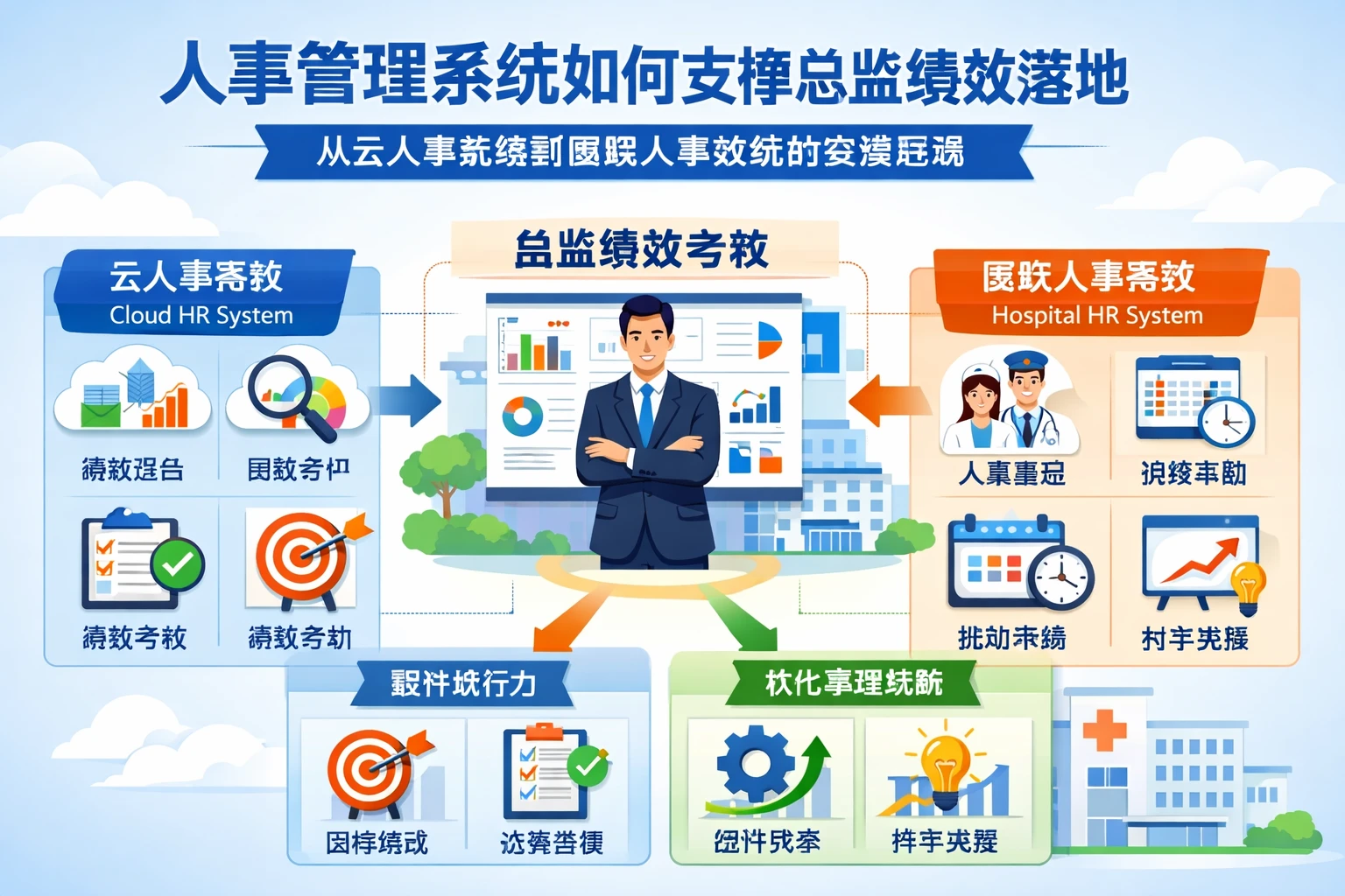 人事管理系统如何支撑总监绩效落地：从云人事系统到医院人事系统的实操思路