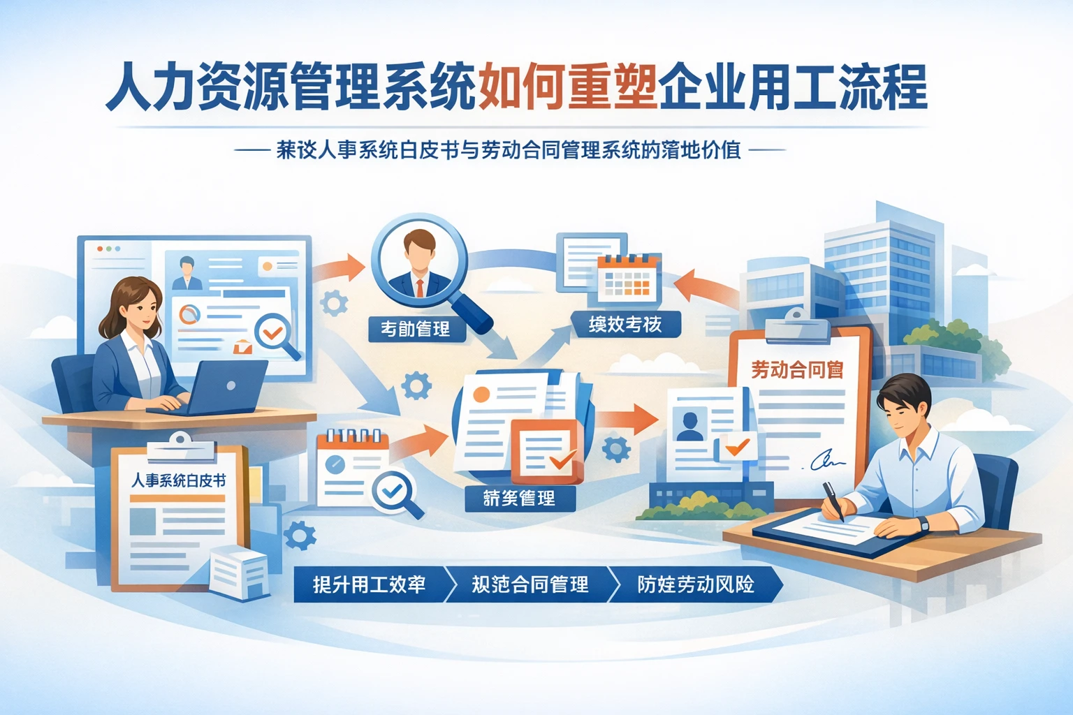 人力资源管理系统如何重塑企业用工流程——兼谈人事系统白皮书与劳动合同管理系统的落地价值