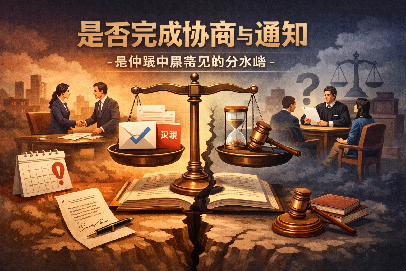 是否完成协商与通知,是仲裁中最常见的分水岭