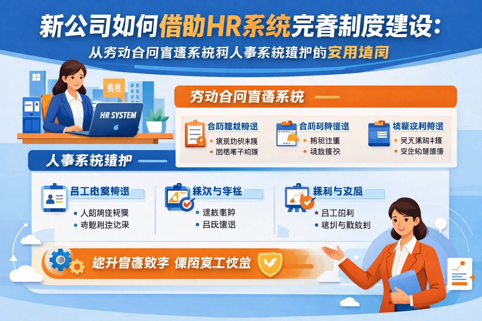 新公司如何借助HR系统完善制度建设：从劳动合同管理系统到人事系统维护的实用指南
