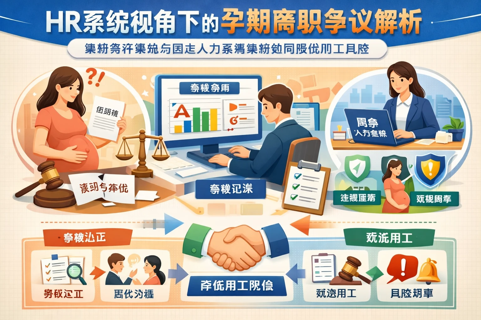 HR系统视角下的孕期离职争议解析：绩效考评系统与国企人力资源系统如何降低用工风险