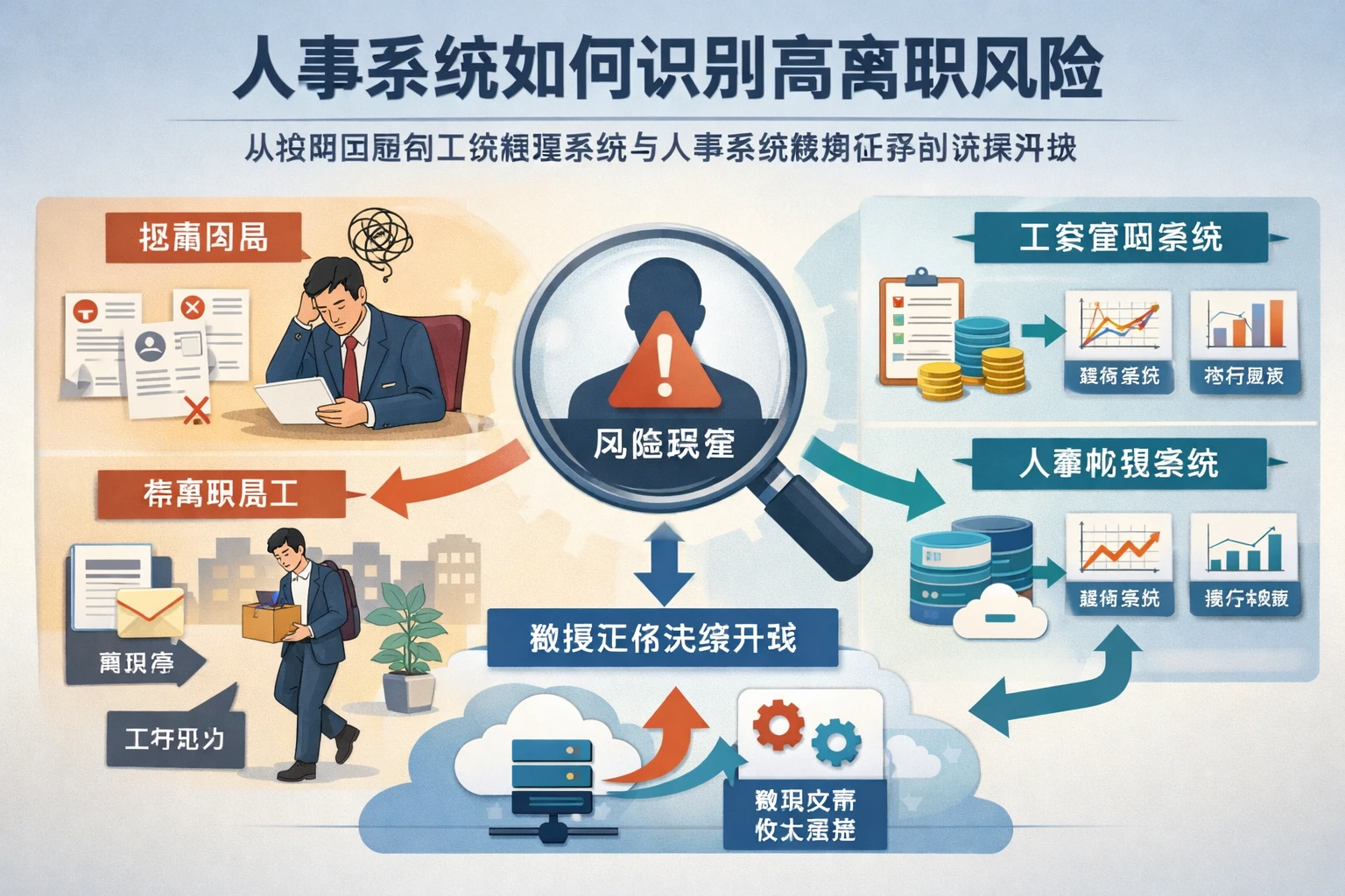人事系统如何识别高离职风险：从招聘困局到工资管理系统与人事系统数据迁移的决策升级