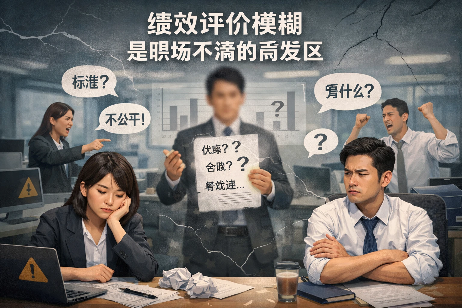 绩效评价模糊，是职场不满的高发区