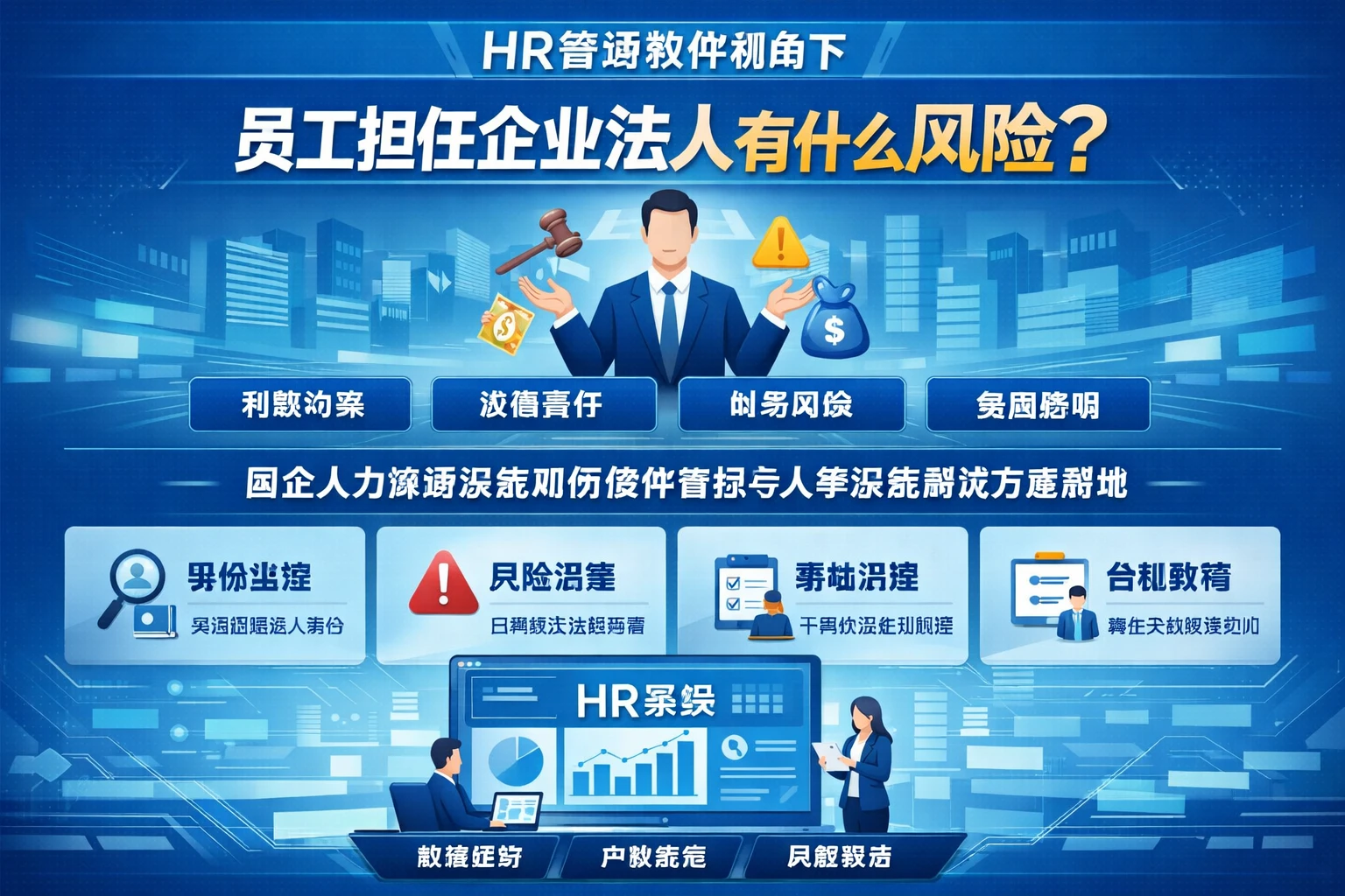 HR管理软件视角下，员工担任企业法人有什么风险，国企人力资源系统如何做好管控与人事系统解决方案落地