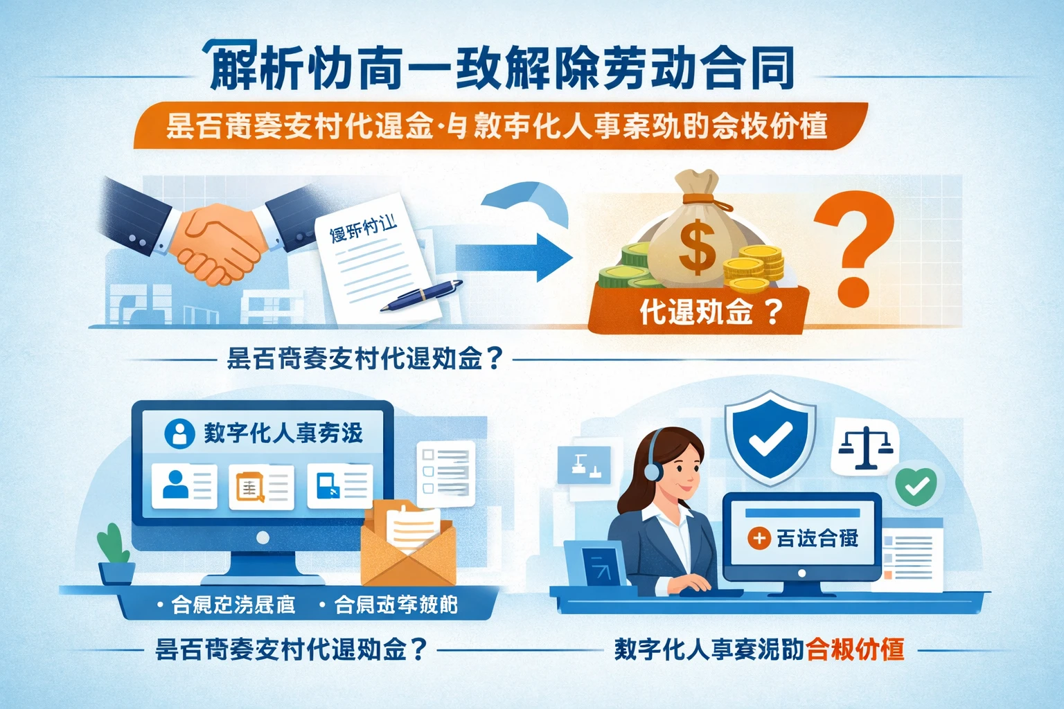 人事系统视角下解析协商一致解除劳动合同：是否需要支付代通知金与数字化人事系统的合规价值