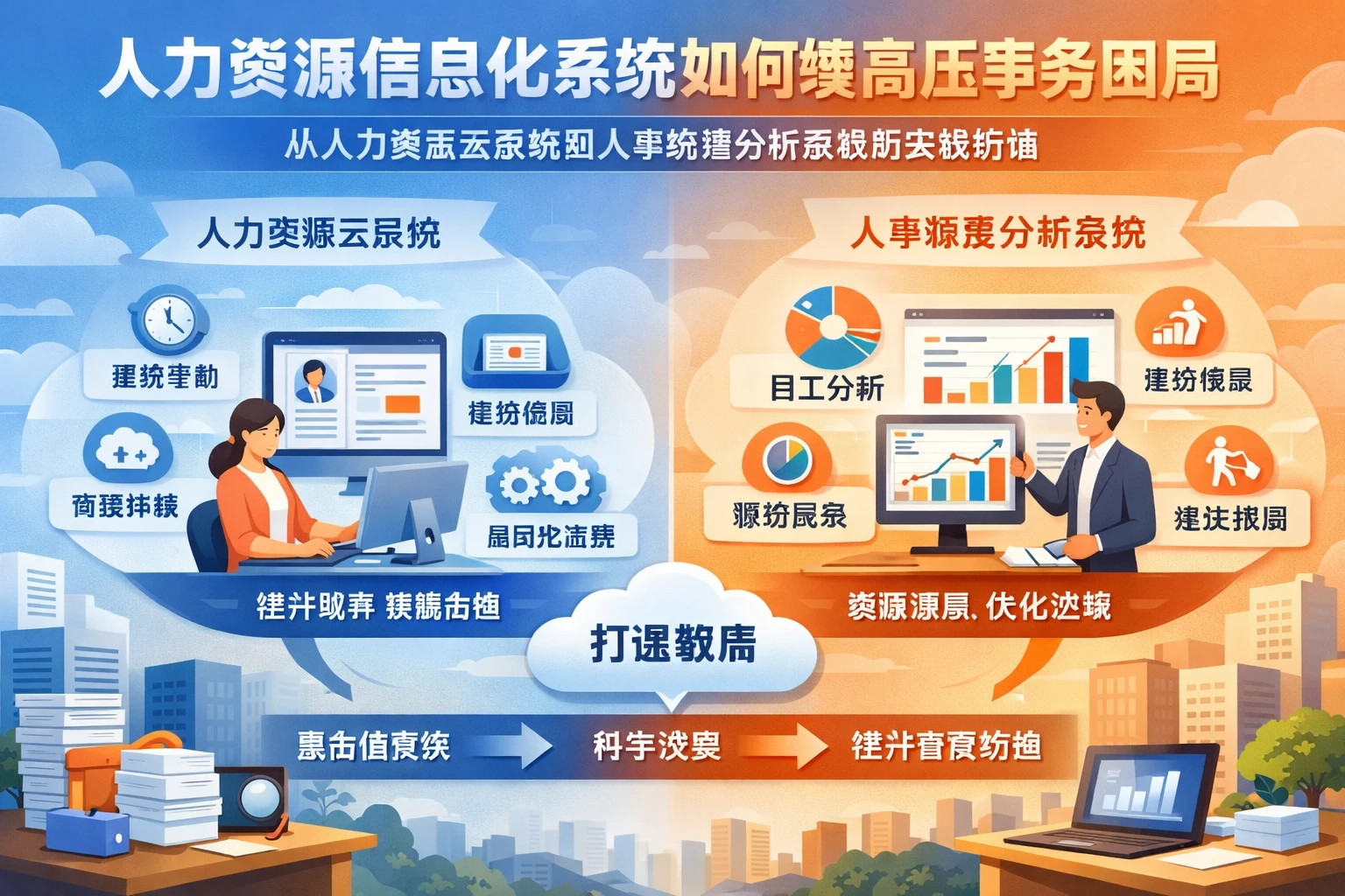人力资源信息化系统如何缓解高压事务困局：从人力资源云系统到人事数据分析系统的实践价值