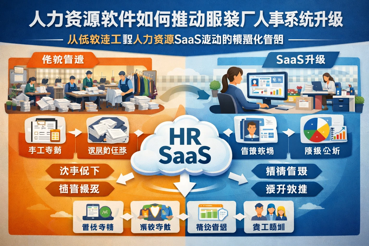 人力资源软件如何推动服装厂人事系统升级：从低效返工到人力资源SaaS驱动的精细化管理