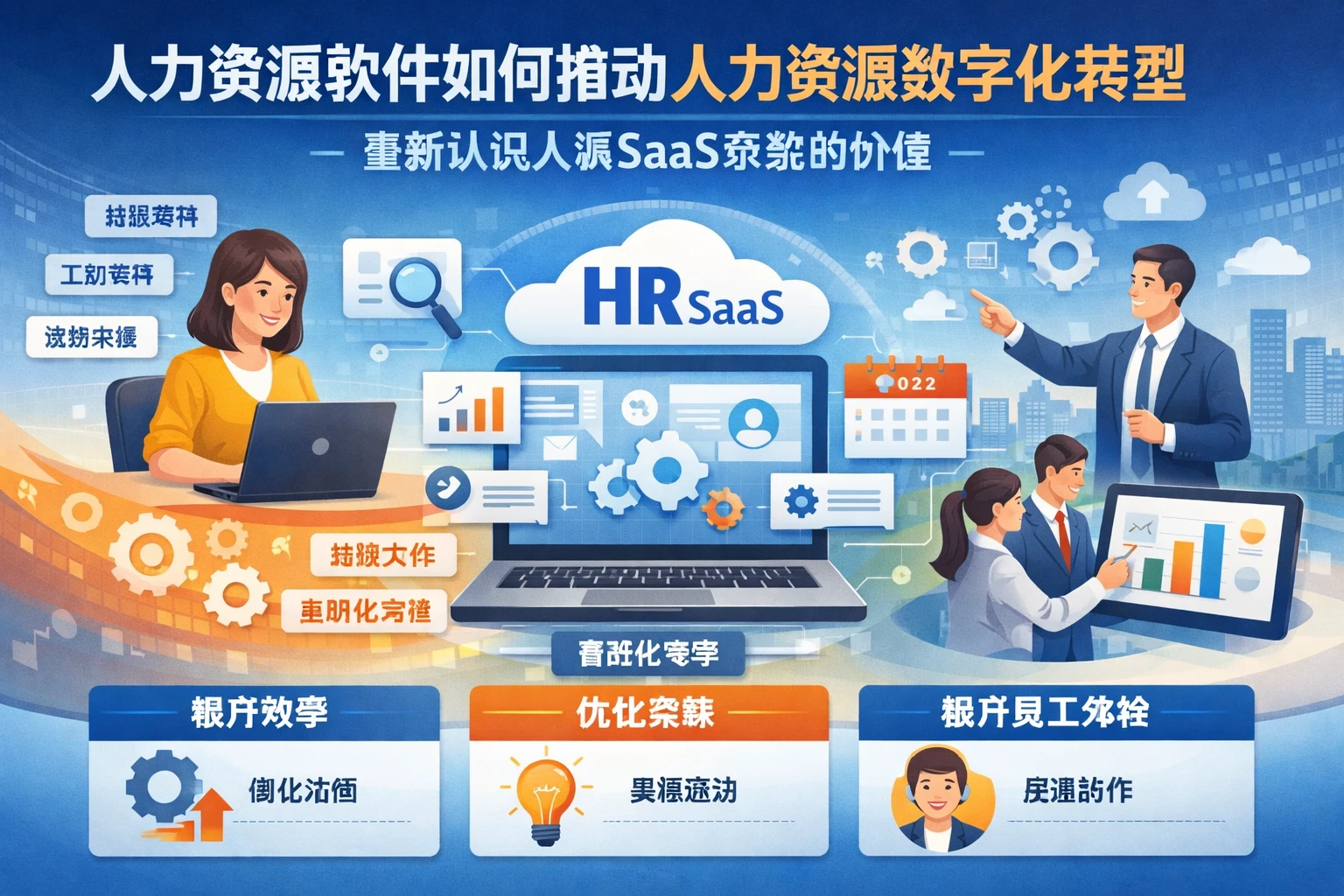 人力资源软件如何推动人力资源数字化转型：重新认识人事SaaS系统的价值