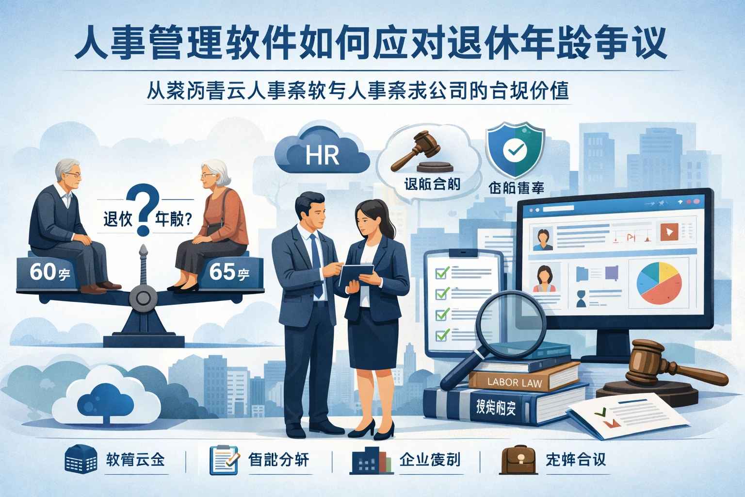 人事管理软件如何应对退休年龄争议：从案例看云人事系统与人事系统公司的合规价值
