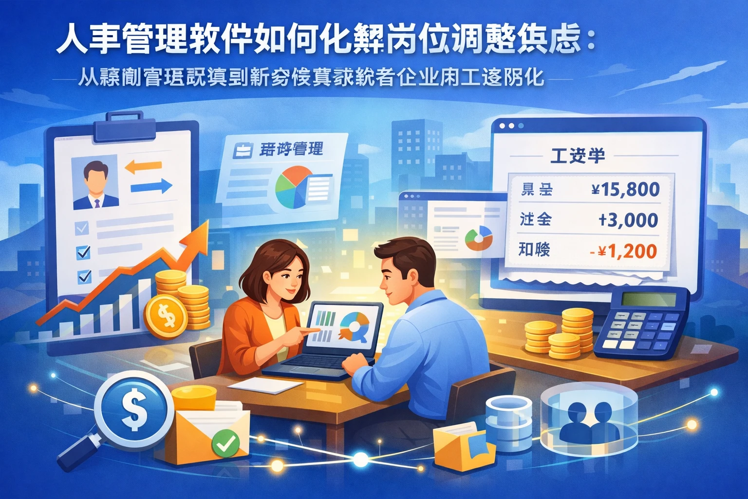 人事管理软件如何化解岗位调整焦虑：从薪酬管理系统到薪资核算系统看企业用工透明化