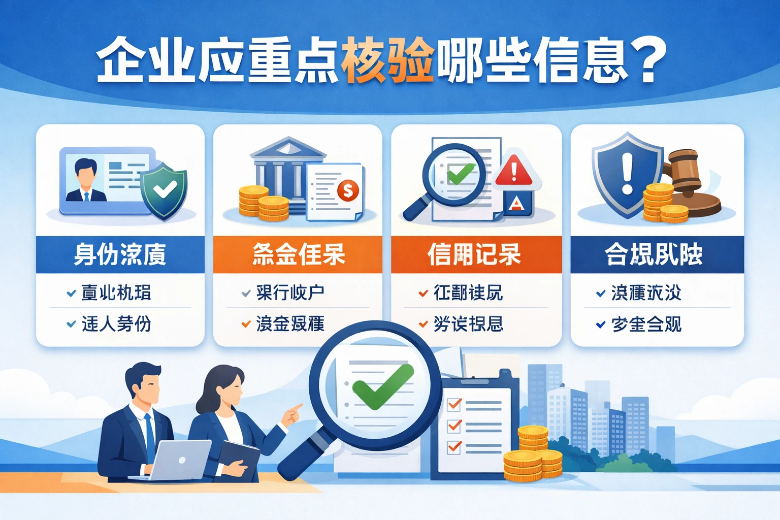 企业应重点核验哪些信息