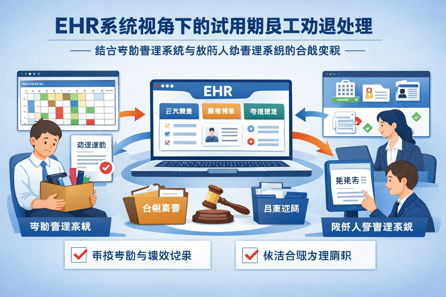ehr系统视角下的试用期员工劝退处理：结合考勤管理系统与政府人事管理系统的合规实践