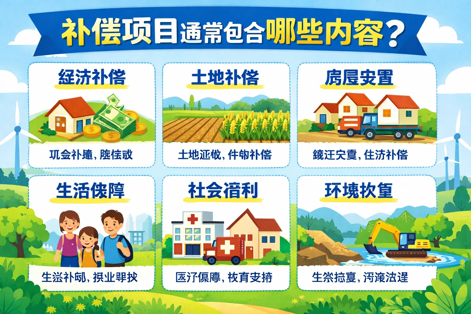 补偿项目通常包含哪些内容