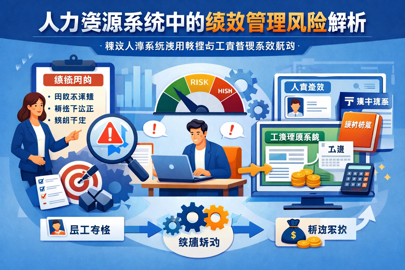 人力资源系统中的绩效管理风险解析：兼谈人事系统使用教程与工资管理系统联动