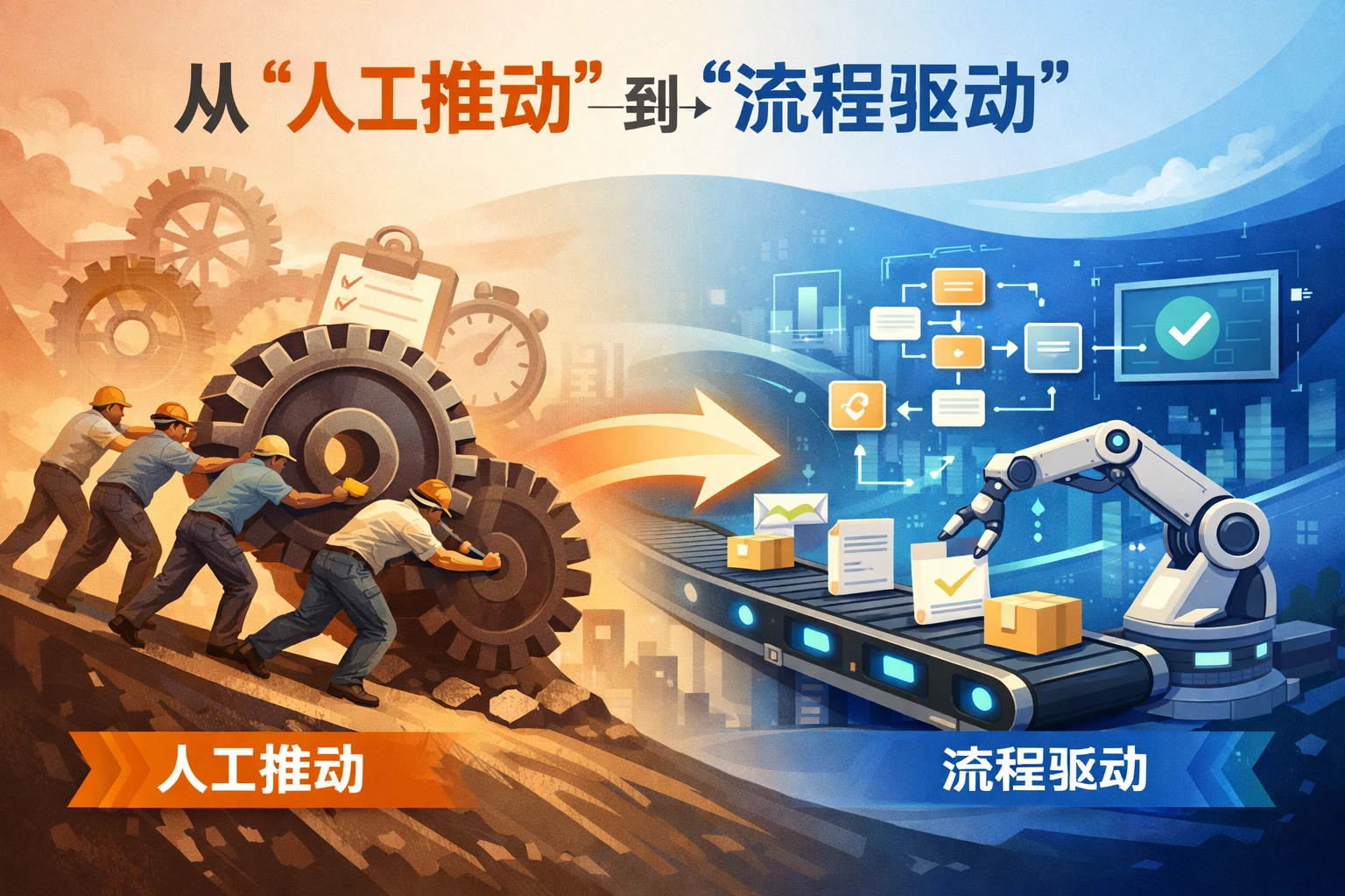 从“人工推动”到“流程驱动”