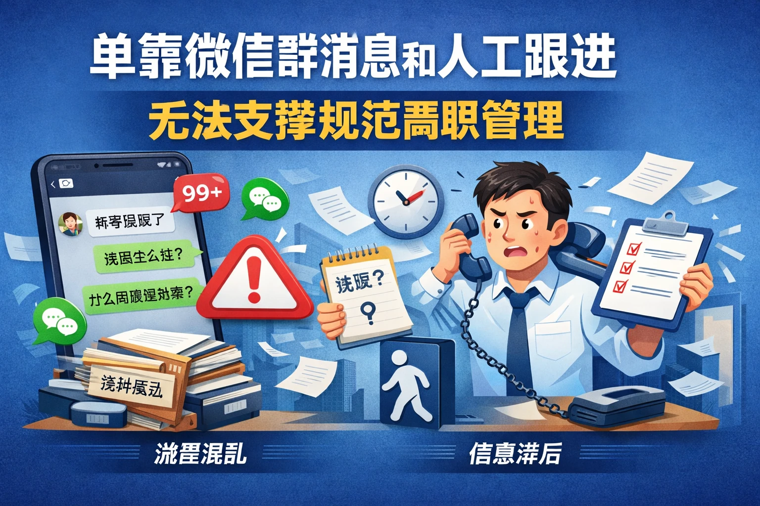 单靠微信群消息和人工跟进，无法支撑规范离职管理