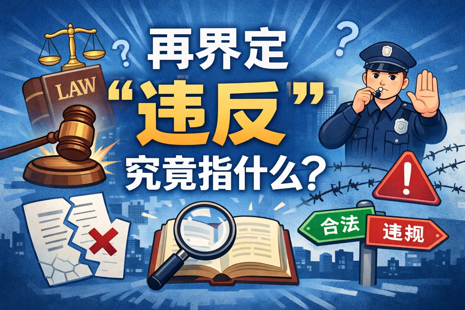 再界定“违反”究竟指什么