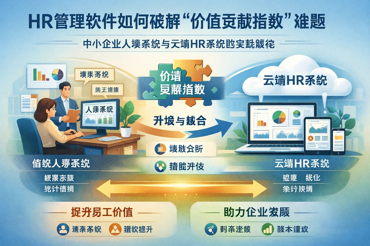 HR管理软件如何破解“价值贡献指数”难题：中小企业人事系统与云端HR系统的实践路径