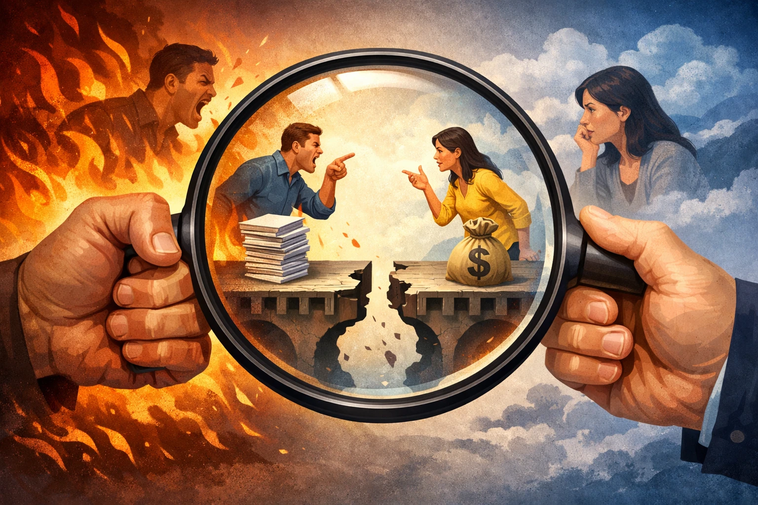 情绪冲突会放大原本可协商的问题