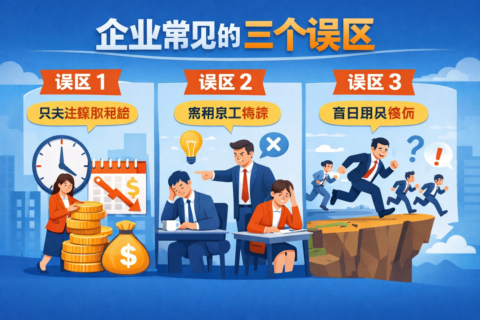 企业常见的三个误区