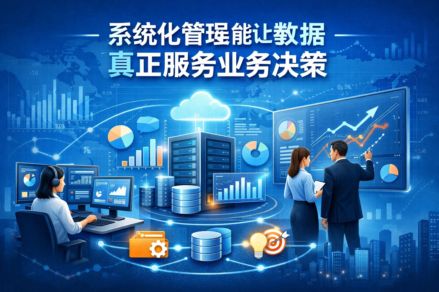 系统化管理能让数据真正服务业务决策