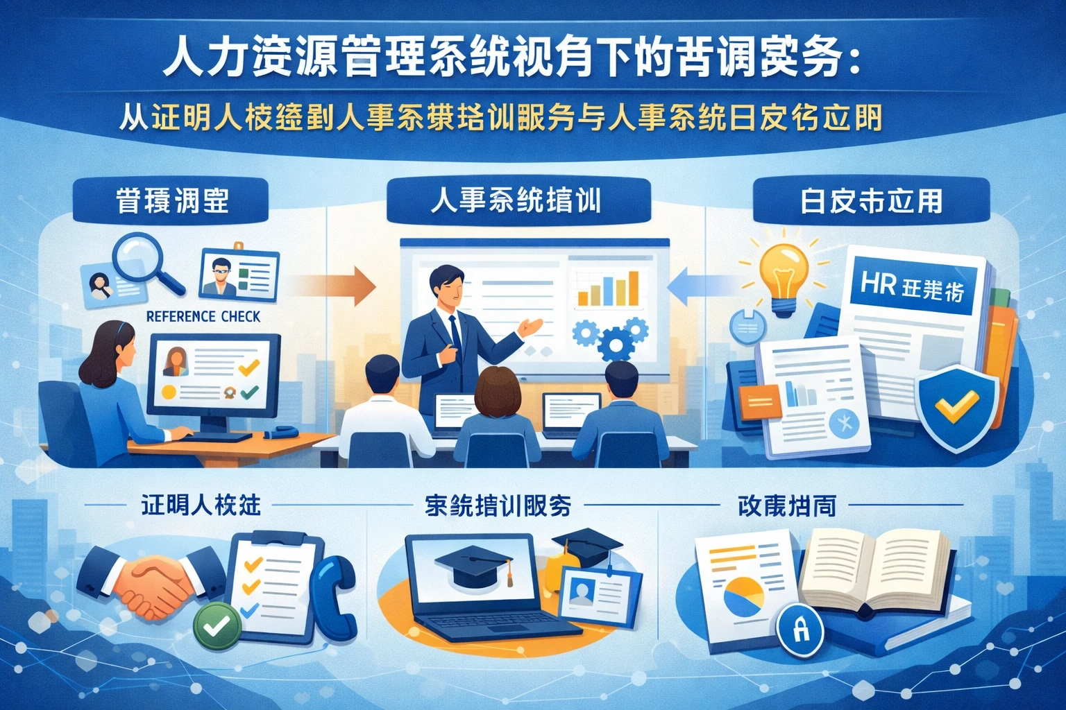 人力资源管理系统视角下的背调实务：从证明人核验到人事系统培训服务与人事系统白皮书应用