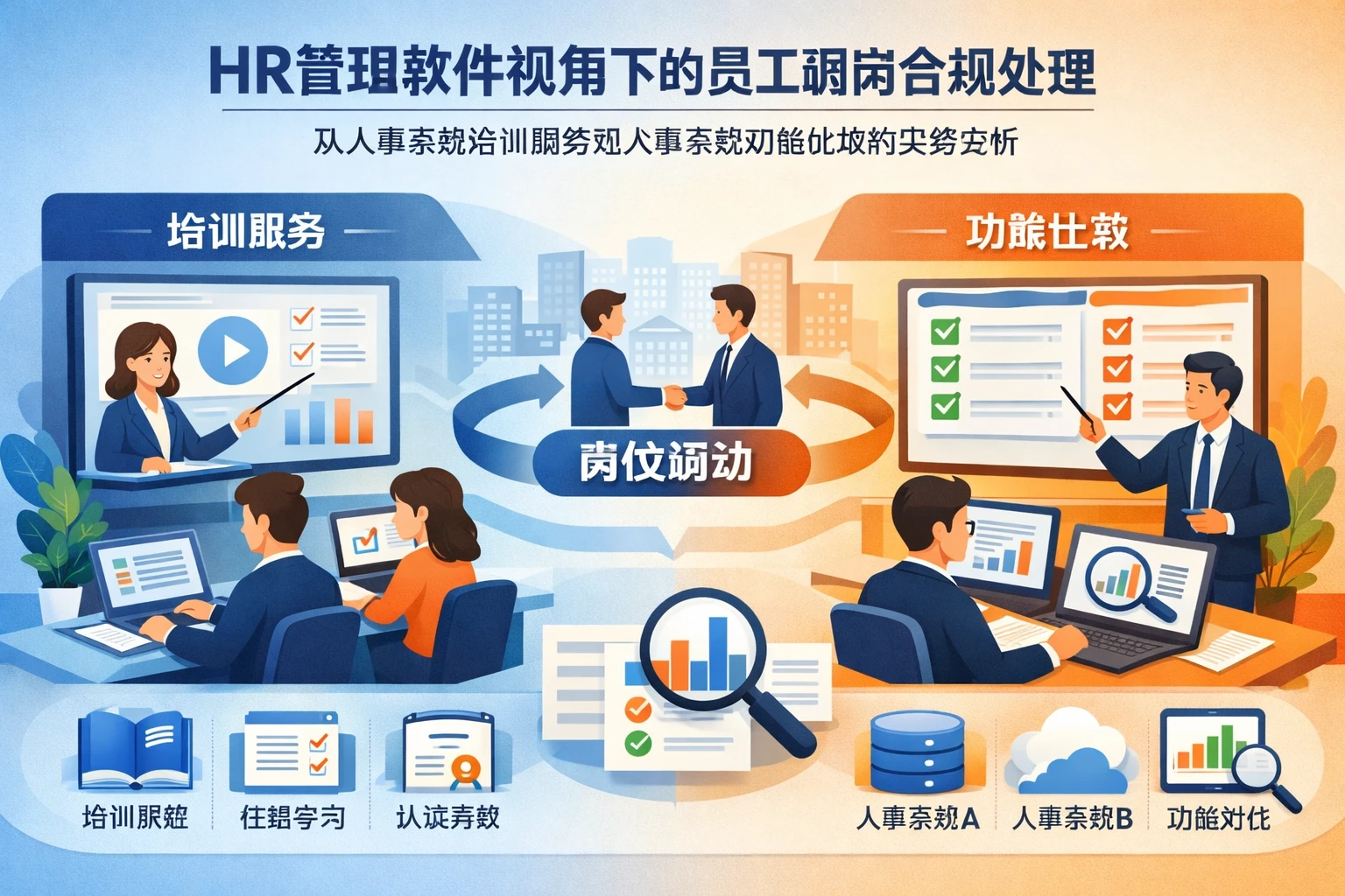 HR管理软件视角下的员工调岗合规处理：从人事系统培训服务到人事系统功能比较的实务分析