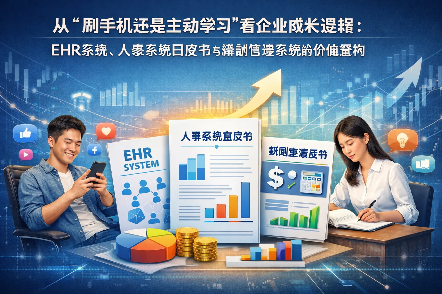 从“刷手机还是主动学习”看企业成长逻辑：ehr系统、人事系统白皮书与薪酬管理系统的价值重构