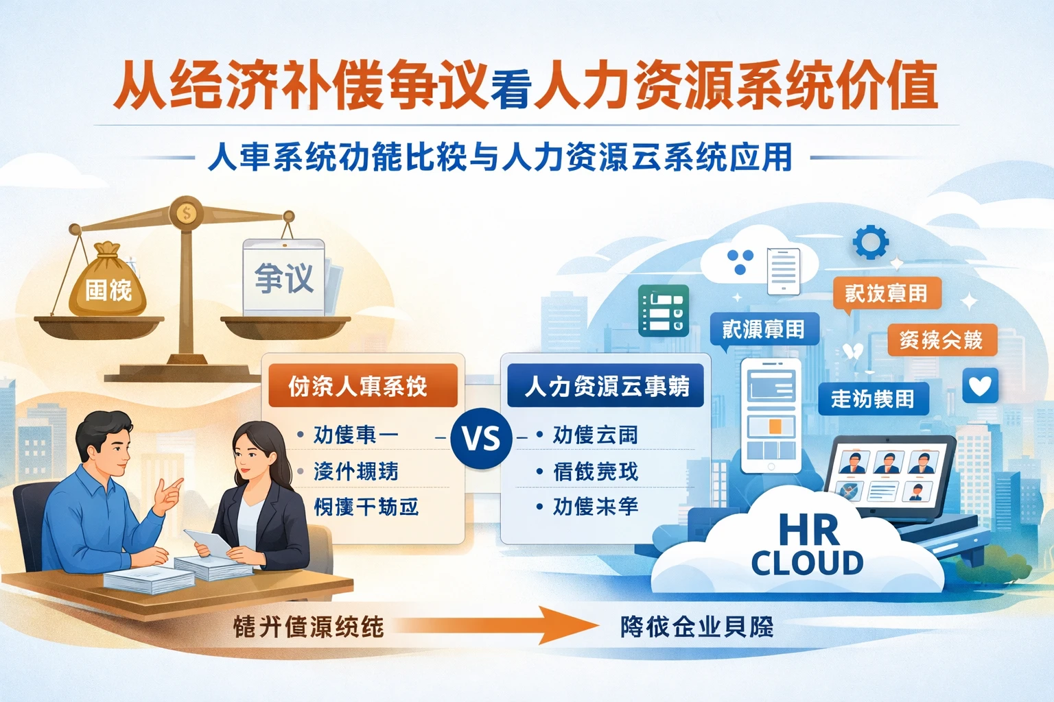 从经济补偿争议看人力资源系统价值:人事系统功能比较与人力资源云系统应用