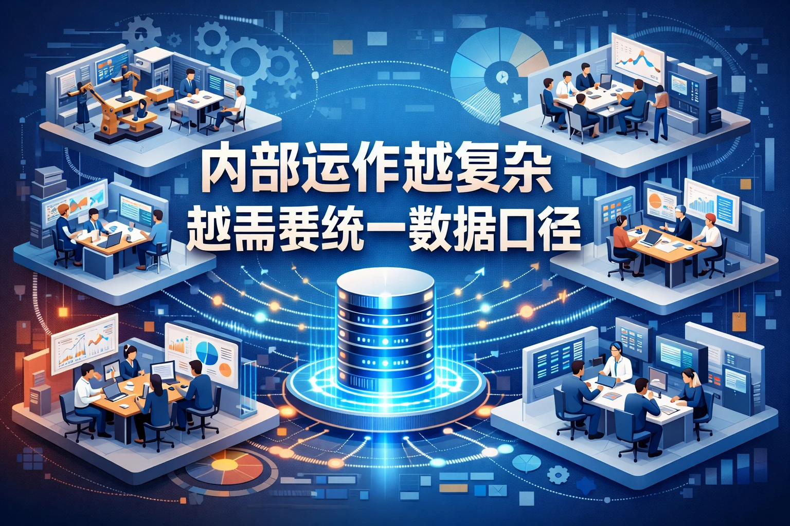 内部运作越复杂,越需要统一数据口径