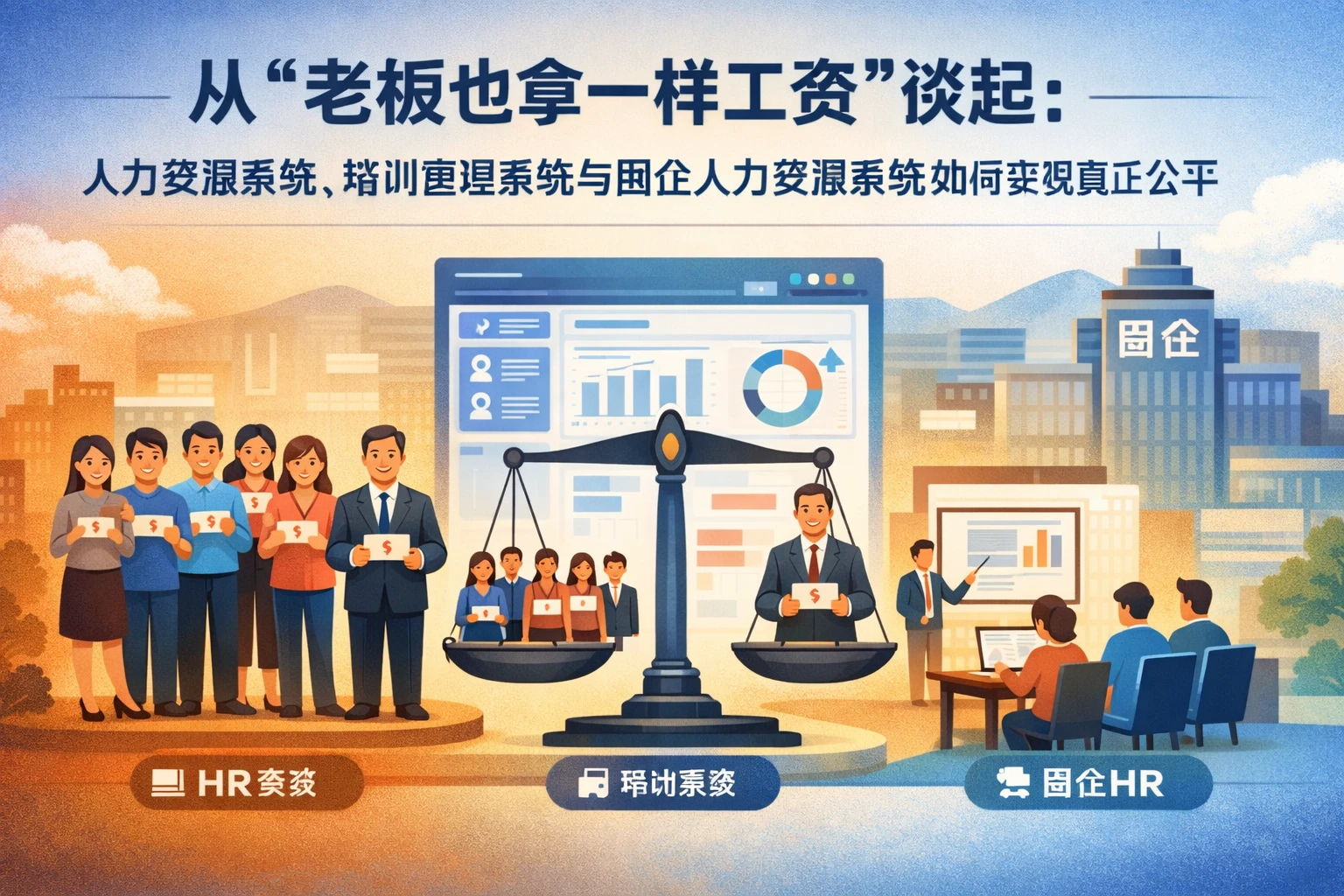 从“老板也拿一样工资”谈起:人力资源系统、培训管理系统与国企人力资源系统如何实现真正公平